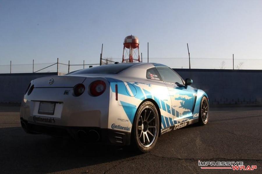  Nissan GT-R by Impressive Wrap 2016 года  (фото 6 из 9)